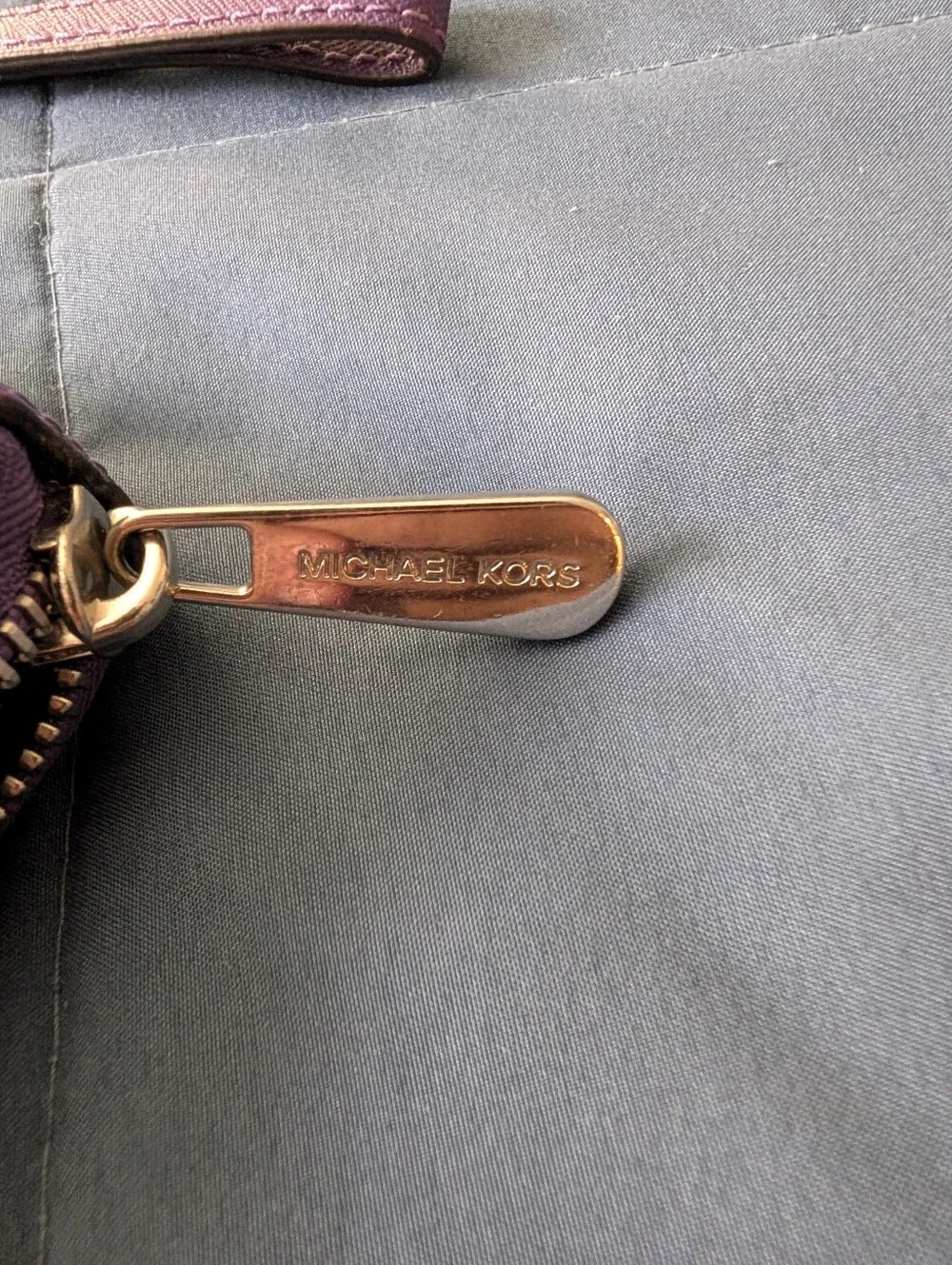 Michael Kors Purple Zip Wristlet